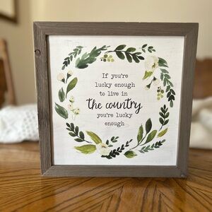 NWT | Hobby Lobby | If You’re Lucky Enough | Wall Decor
